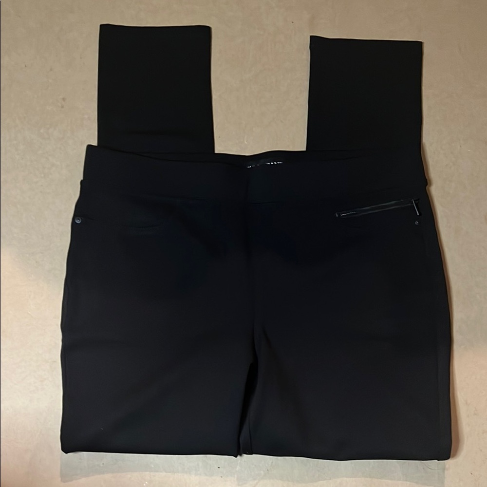 DKNY Black Jeggings with Wide Waistband
